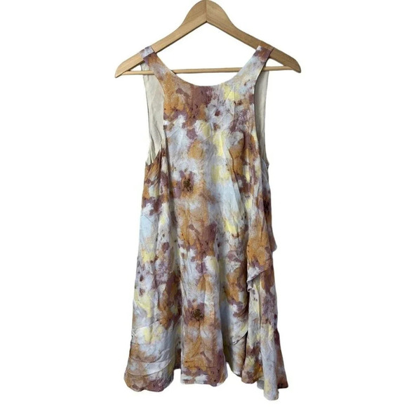 UO Silence + Noise Tie Dye Swing Dress Size Small Rayon Mini Lined Women’s - Picture 4 of 10